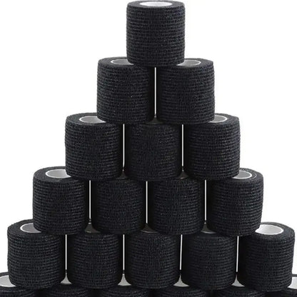 6/12/24 Pcs Colorful Sports Self Adhesive Elastic Bandage Wrap Tape Elastoplast Knee Pads Finger Ankle Palm Aid Kit Pet Tool Warm