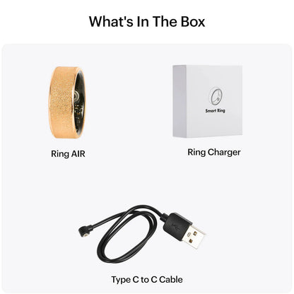 Ringconn,Smart Health Ring,Smart Fitness Monitoring Health Ring with Advanced Health Tracking and Activity Monitoring Features,Ai-Powered Smart Detection Ringcompatible with Android and Ios Wearable Smartwatch Tracker