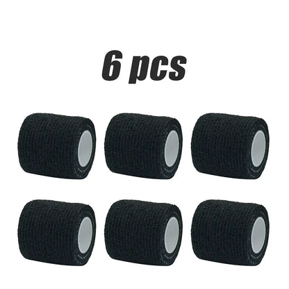 6/12/24 Pcs Colorful Sports Self Adhesive Elastic Bandage Wrap Tape Elastoplast Knee Pads Finger Ankle Palm Aid Kit Pet Tool Warm