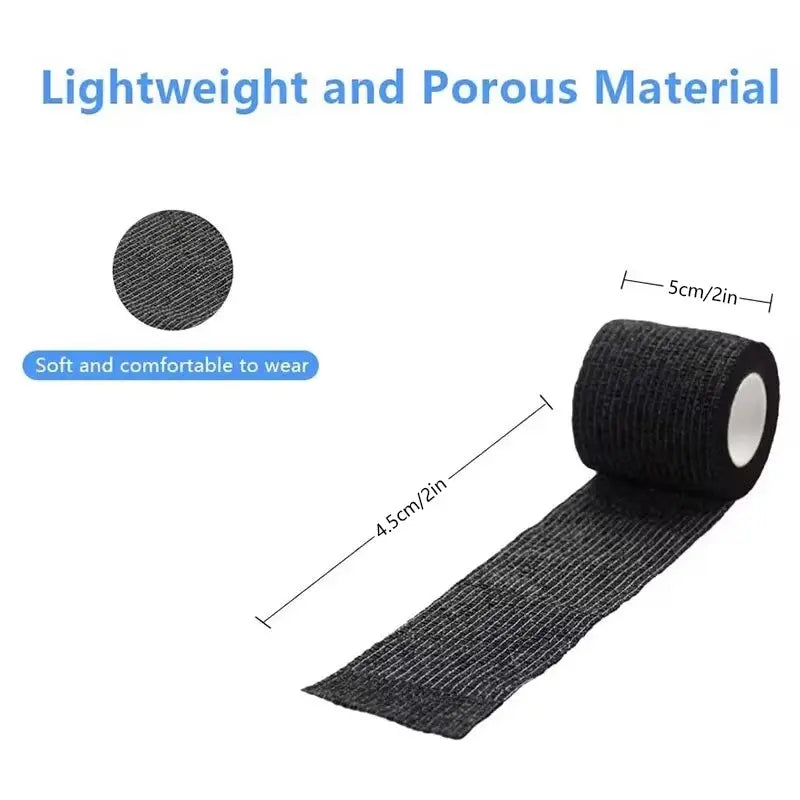 6/12/24 Pcs Colorful Sports Self Adhesive Elastic Bandage Wrap Tape Elastoplast Knee Pads Finger Ankle Palm Aid Kit Pet Tool Warm