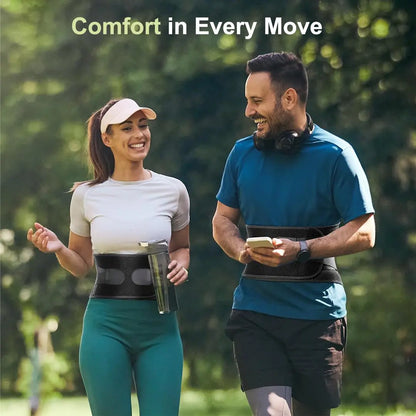 Adjustable Back Support Brace, 1 Count Breathable Lumbar Support Belt, High Stretch Tummy Control Shape Belt, Waist Trainer Belt, Waist Abdominal Belt for Men & Women
