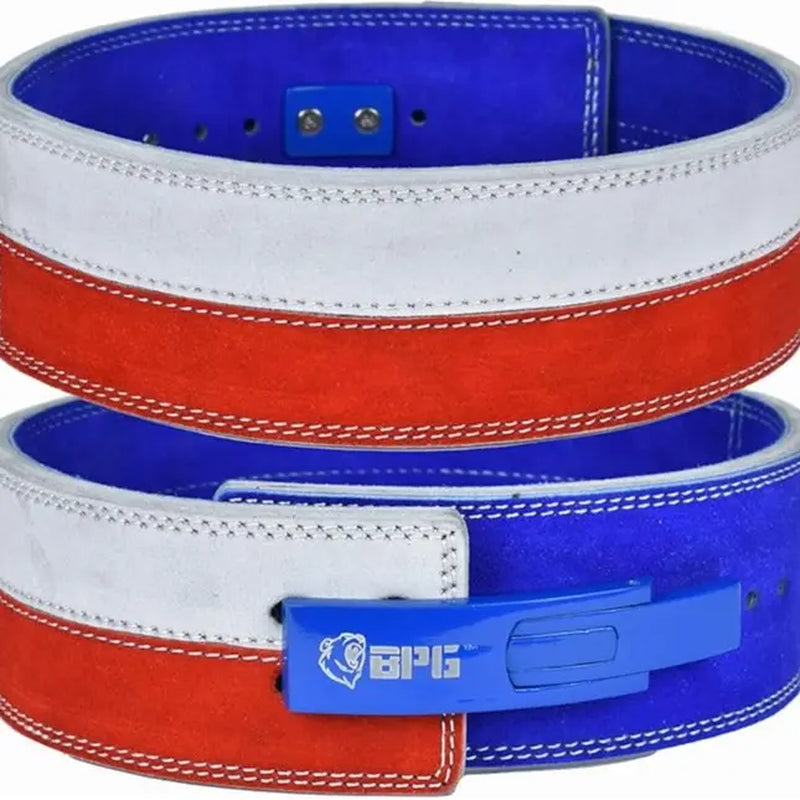 Weight Lifting Belt Lever Buckle 10MM Thick & 4 Inches Free Strap Weightlifting Belt, Gym Belt for Powerlifting, Lever Belt for Men Women